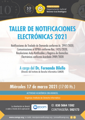 TALLER NOTIFICACIONES ELECTRÓNICAS